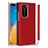 Soft Luxury Leather Snap On Case Cover N01 for Huawei P40 Pro Red