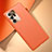 Soft Luxury Leather Snap On Case Cover N01 for Samsung Galaxy Note 20 Ultra 5G Orange