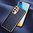 Soft Luxury Leather Snap On Case Cover N03 for Huawei P40 Pro Blue