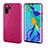 Soft Luxury Leather Snap On Case Cover P02 for Huawei P30 Pro Hot Pink