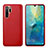 Soft Luxury Leather Snap On Case Cover P03 for Huawei P30 Pro New Edition Red