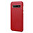 Soft Luxury Leather Snap On Case Cover P03 for Samsung Galaxy S10 Plus Red