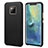 Soft Luxury Leather Snap On Case Cover P04 for Huawei Mate 20 Pro Black