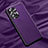 Soft Luxury Leather Snap On Case Cover QK2 for Samsung Galaxy A72 5G Purple