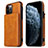 Soft Luxury Leather Snap On Case Cover R01 for Apple iPhone 12 Pro Max
