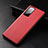 Soft Luxury Leather Snap On Case Cover R01 for Huawei Honor X10 5G Red