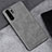 Soft Luxury Leather Snap On Case Cover R01 for Huawei P30 Pro New Edition Gray