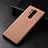 Soft Luxury Leather Snap On Case Cover R01 for OnePlus 8 Pro Orange