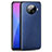 Soft Luxury Leather Snap On Case Cover R01 for Oppo Ace2 Blue