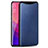 Soft Luxury Leather Snap On Case Cover R01 for Oppo Find X Blue