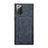 Soft Luxury Leather Snap On Case Cover R01 for Samsung Galaxy Note 20 5G Dark Gray