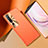 Soft Luxury Leather Snap On Case Cover R01 for Xiaomi Mi 10 Pro Orange