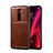 Soft Luxury Leather Snap On Case Cover R01 for Xiaomi Mi 9T Brown