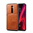 Soft Luxury Leather Snap On Case Cover R01 for Xiaomi Mi 9T Orange