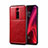 Soft Luxury Leather Snap On Case Cover R01 for Xiaomi Mi 9T Pro Red