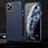 Soft Luxury Leather Snap On Case Cover R02 for Apple iPhone 11 Pro Blue