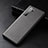 Soft Luxury Leather Snap On Case Cover R02 for Huawei Nova 7 SE 5G Black