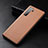Soft Luxury Leather Snap On Case Cover R02 for Huawei Nova 7 SE 5G Brown
