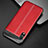 Soft Luxury Leather Snap On Case Cover R02 for Huawei P20 Red