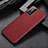 Soft Luxury Leather Snap On Case Cover R02 for Huawei P40 Pro+ Plus Red
