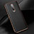 Soft Luxury Leather Snap On Case Cover R02 for OnePlus 8 Black