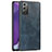 Soft Luxury Leather Snap On Case Cover R02 for Samsung Galaxy Note 20 5G