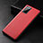 Soft Luxury Leather Snap On Case Cover R02 for Samsung Galaxy S20 Red