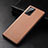 Soft Luxury Leather Snap On Case Cover R02 for Samsung Galaxy S20 Ultra 5G Orange