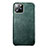 Soft Luxury Leather Snap On Case Cover R03 for Apple iPhone 11 Pro Green