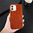 Soft Luxury Leather Snap On Case Cover R03 for Apple iPhone 12