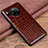 Soft Luxury Leather Snap On Case Cover R03 for Huawei Mate 30 Brown