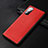 Soft Luxury Leather Snap On Case Cover R03 for Oppo Reno4 5G Red