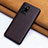 Soft Luxury Leather Snap On Case Cover R03 for Samsung Galaxy S20 Ultra 5G Brown