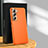 Soft Luxury Leather Snap On Case Cover R03 for Samsung Galaxy S21 Plus 5G Orange