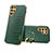 Soft Luxury Leather Snap On Case Cover R03 for Samsung Galaxy S22 Ultra 5G