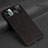 Soft Luxury Leather Snap On Case Cover R04 for Apple iPhone 11 Pro Black