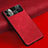 Soft Luxury Leather Snap On Case Cover R04 for Apple iPhone 11 Pro Max Red