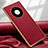 Soft Luxury Leather Snap On Case Cover R04 for Huawei Mate 40 Pro Red