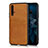 Soft Luxury Leather Snap On Case Cover R04 for Huawei Nova 5T Orange