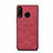 Soft Luxury Leather Snap On Case Cover R04 for Huawei P30 Lite Red