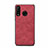 Soft Luxury Leather Snap On Case Cover R04 for Huawei P30 Lite XL Red