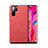 Soft Luxury Leather Snap On Case Cover R04 for Huawei P30 Pro Red