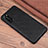 Soft Luxury Leather Snap On Case Cover R04 for Huawei P40 Black