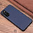 Soft Luxury Leather Snap On Case Cover R04 for Huawei P40 Blue