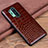 Soft Luxury Leather Snap On Case Cover R04 for OnePlus 8 Pro Brown