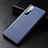 Soft Luxury Leather Snap On Case Cover R04 for Oppo Find X2 Neo Blue