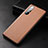 Soft Luxury Leather Snap On Case Cover R04 for Oppo Reno3 Pro Orange