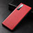 Soft Luxury Leather Snap On Case Cover R04 for Oppo Reno3 Pro Red