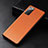 Soft Luxury Leather Snap On Case Cover R04 for Samsung Galaxy Note 20 5G Orange