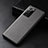Soft Luxury Leather Snap On Case Cover R04 for Samsung Galaxy Note 20 Ultra 5G Black